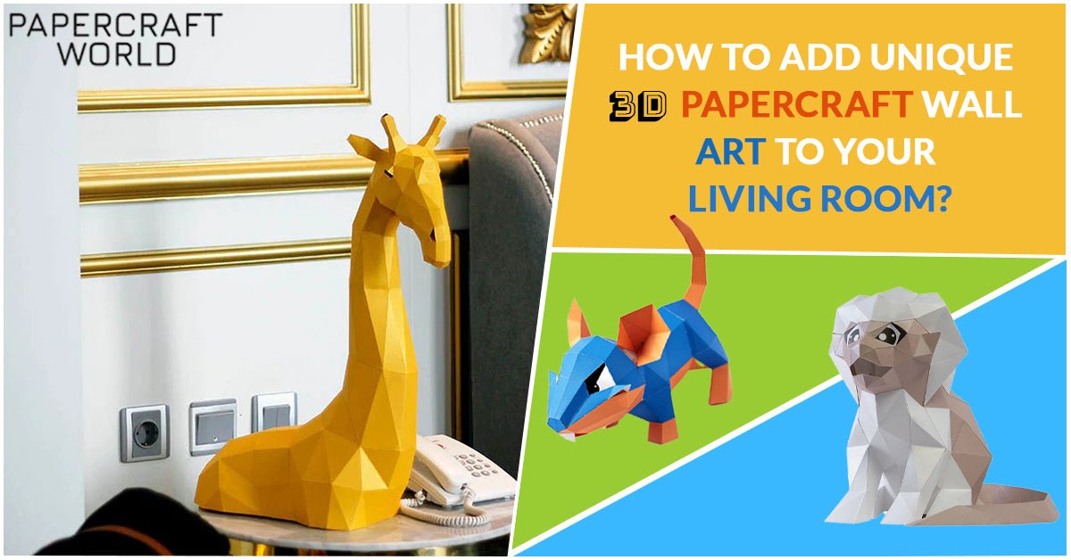 How to add unique 3D wall art to your living room?