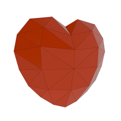 Hanging Heart Papercraft Wall Art