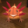 Axolotl 3D Paper Model, Lamp - PAPERCRAFT WORLD