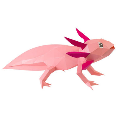 Axolotl 3D Paper Model, Lamp - PAPERCRAFT WORLD