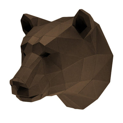 Bear Head Wall Art & Decor - PAPERCRAFT WORLD