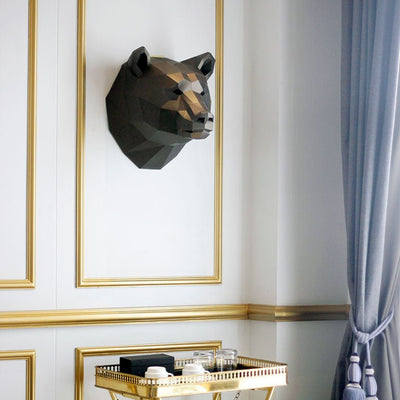 Bear Head Wall Art & Decor - PAPERCRAFT WORLD