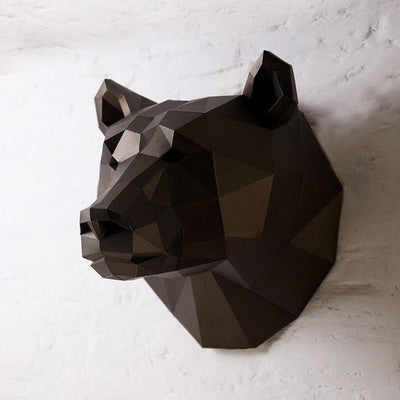 Bear Head Wall Art & Decor - PAPERCRAFT WORLD
