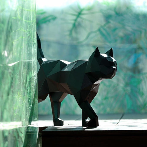 Black Cat Model | 3D Papercraft Cat - PAPERCRAFT WORLD