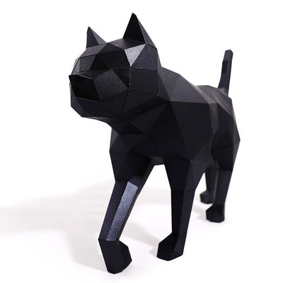 Black Cat Model | 3D Papercraft Cat - PAPERCRAFT WORLD