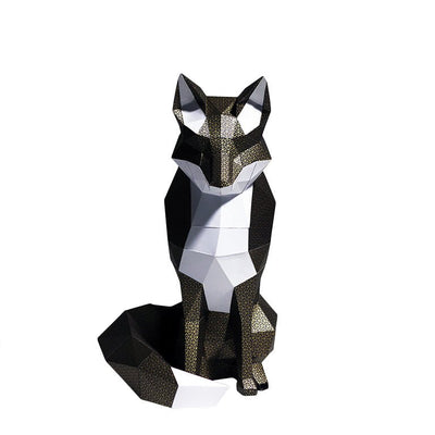 Black Fox Model - Limited Edition - PAPERCRAFT WORLD