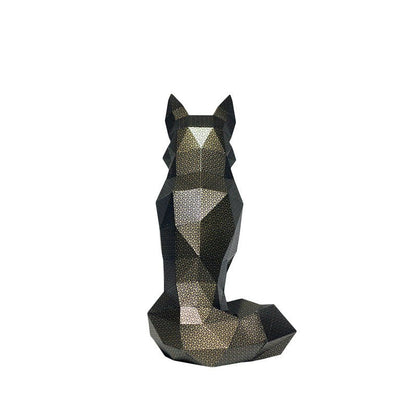 Black Fox Model - Limited Edition - PAPERCRAFT WORLD