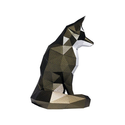 Black Fox Model - Limited Edition - PAPERCRAFT WORLD
