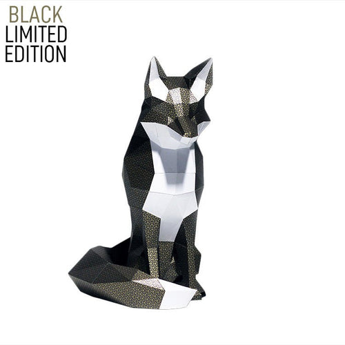Black Fox Model - Limited Edition - PAPERCRAFT WORLD