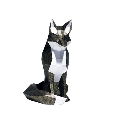 Black Fox Model - Limited Edition - PAPERCRAFT WORLD