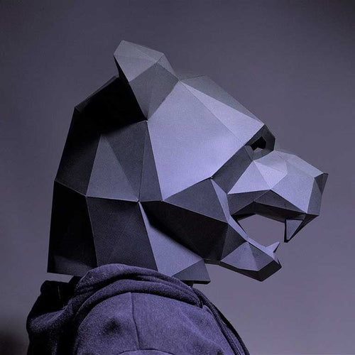 Black Panther Mask - PAPERCRAFT WORLD