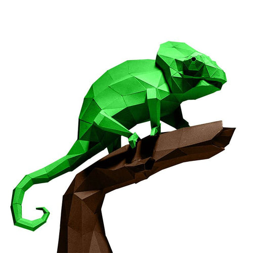 Chameleon 3D Model - PAPERCRAFT WORLD