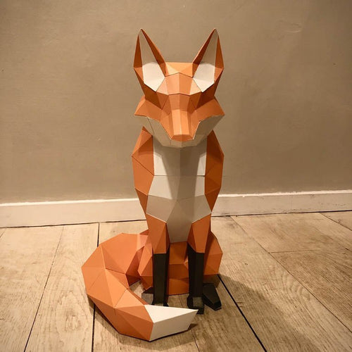 Fox 3D Model - PAPERCRAFT WORLD