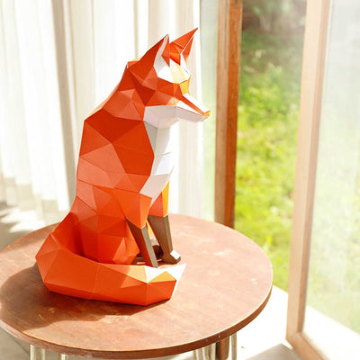 Fox 3D Model - PAPERCRAFT WORLD