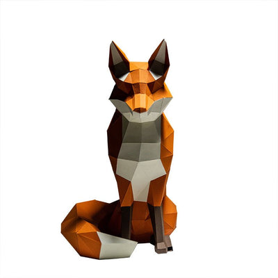 Fox 3D Model - PAPERCRAFT WORLD