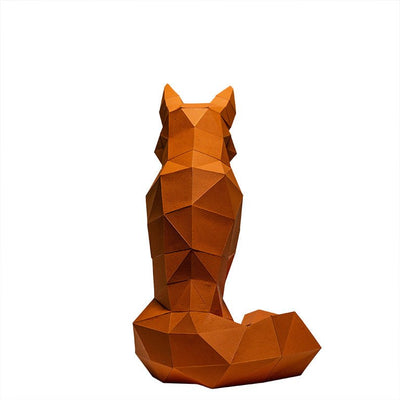 Fox 3D Model - PAPERCRAFT WORLD