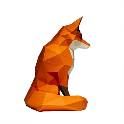 Fox 3D Model - PAPERCRAFT WORLD