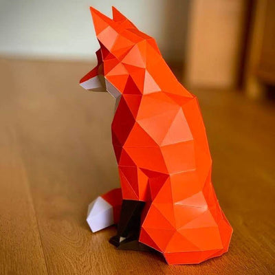 Fox 3D Model - PAPERCRAFT WORLD