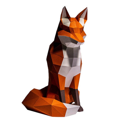Fox 3D Model - PAPERCRAFT WORLD