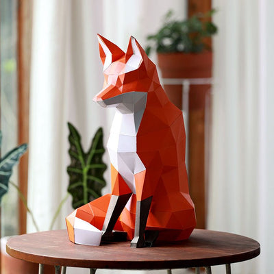 Fox 3D Model - PAPERCRAFT WORLD