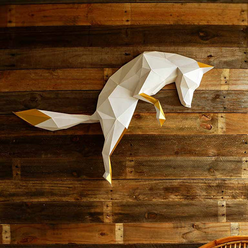 Fox Pounce Wall Art - PAPERCRAFT WORLD