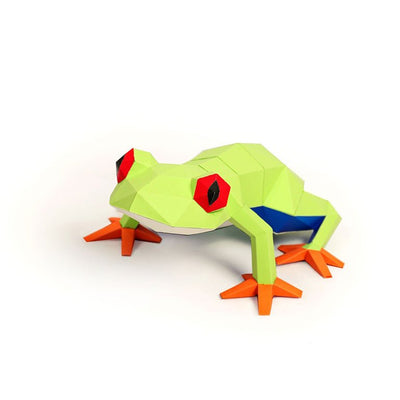 Frog 3D Paper Model, Lamp - PAPERCRAFT WORLD