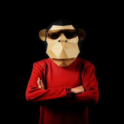Gorilla Mask - PAPERCRAFT WORLD