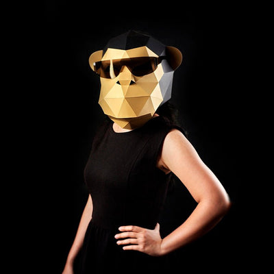 Gorilla Mask - PAPERCRAFT WORLD