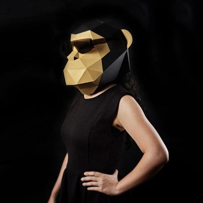 Gorilla Mask - PAPERCRAFT WORLD