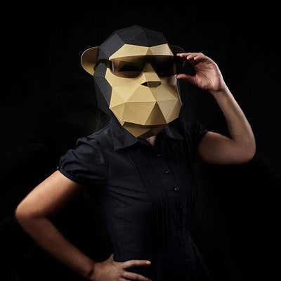 Gorilla Mask - PAPERCRAFT WORLD