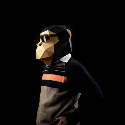 Gorilla Mask - PAPERCRAFT WORLD