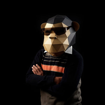Gorilla Mask - PAPERCRAFT WORLD