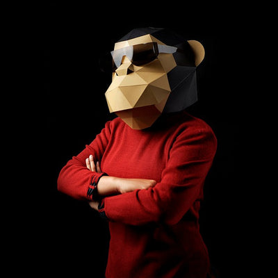 Gorilla Mask - PAPERCRAFT WORLD