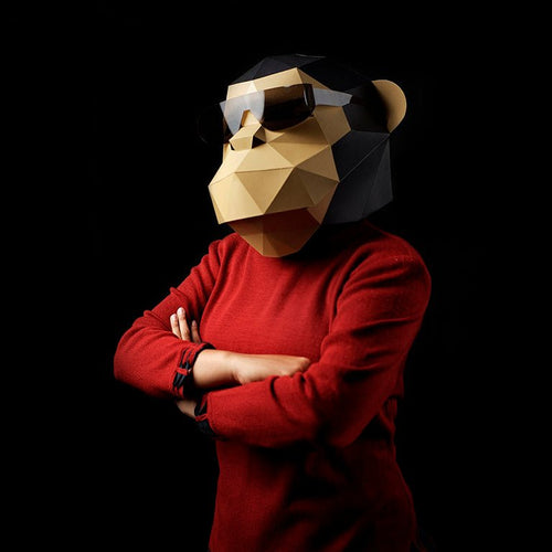 Gorilla Mask - PAPERCRAFT WORLD