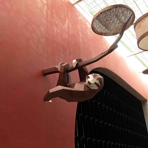 Hanging Sloth 3D Model - PAPERCRAFT WORLD