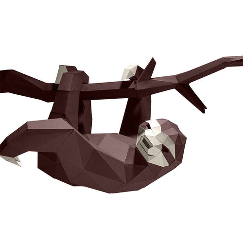 Hanging Sloth 3D Model - PAPERCRAFT WORLD