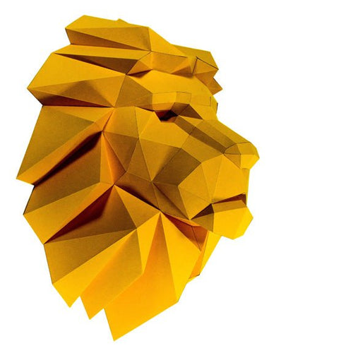 Lion Head Wall Art Decor - PAPERCRAFT WORLD