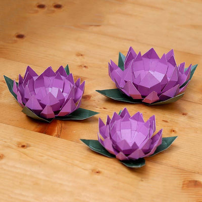 Lotus Papercraft Flower - PAPERCRAFT WORLD