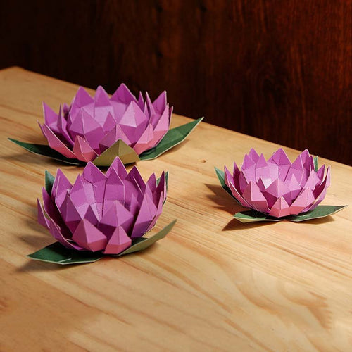 Lotus Papercraft Flower - PAPERCRAFT WORLD