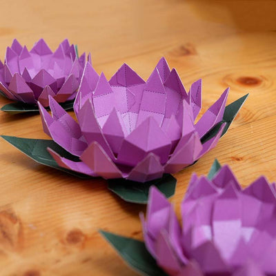 Lotus Papercraft Flower - PAPERCRAFT WORLD