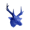 Deer Head Wall Art - Blue Limited Edition
