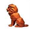 Sitting Lion 3D Model
