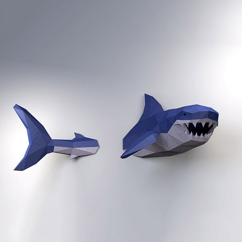 Shark Wall Art - PAPERCRAFT WORLD