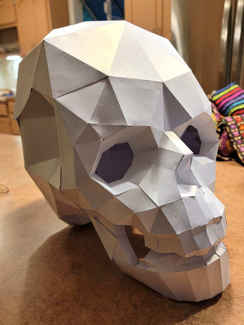 Skull Paper Craft Model - PAPERCRAFT WORLD
