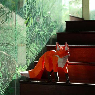 Walking Fox Model - PAPERCRAFT WORLD