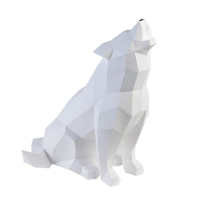 Wolf 3D Paper Model, Lamp - PAPERCRAFT WORLD