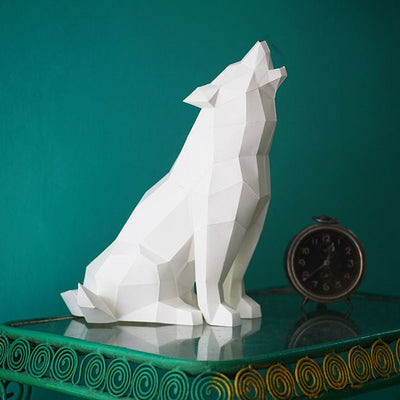 Wolf 3D Paper Model, Lamp - PAPERCRAFT WORLD