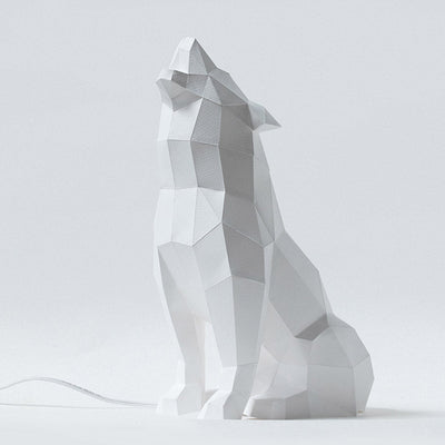 Wolf 3D Paper Model, Lamp - PAPERCRAFT WORLD