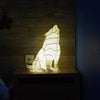 Wolf 3D Paper Model, Lamp - PAPERCRAFT WORLD