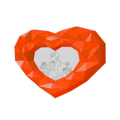 Heart Photo Frame Wall Art